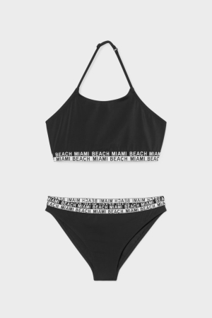 Black C&A Bikini Girls' Swimwear | BHJKE-2857