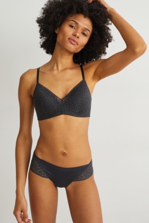 Black C&A Hipster Briefs Women's Underwear | DCKHT-8264