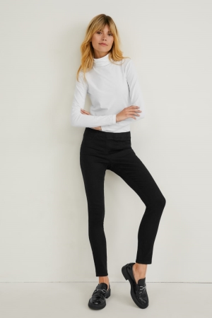 Black C&A Multipack Of 2 Jegging Women's Trousers | ITNMG-9142