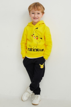 Black C&A Pokémon Set And Joggers 2 Piece Girls' Hoodie | JPOAX-5219