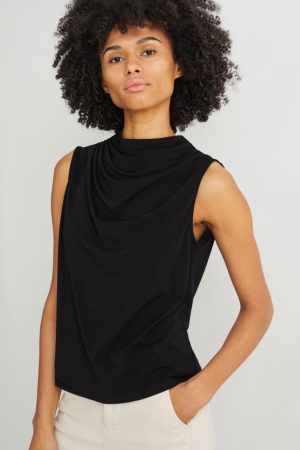 Black C&A Women's Top | JSTGX-2764