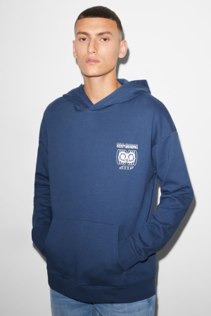 Blue C&A Clockhouse Men's Sweatshirts | NTJYB-9168