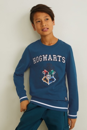 Blue C&A Harry Potter Girls' Sweatshirts | DSIAY-4032