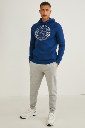 Blue C&A Men's Sweatshirts | BYHTW-1387