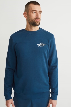 Blue C&A Men's Sweatshirts | XCOHM-3928