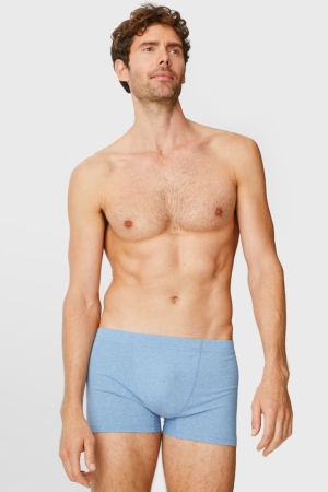 Blue C&A Multipack Of 5 Trunks Organic Cotton Lycra® Men's Underwear | MBCDY-8316