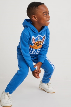 Blue C&A Paw Patrol Set And Joggers 2 Piece Boys' Trousers | IZMXD-0498