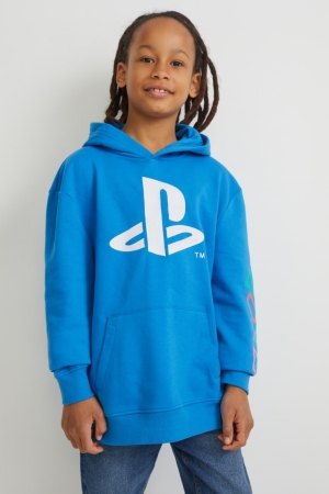 Blue C&A Playstation Girls' Hoodie | DLNHF-5340