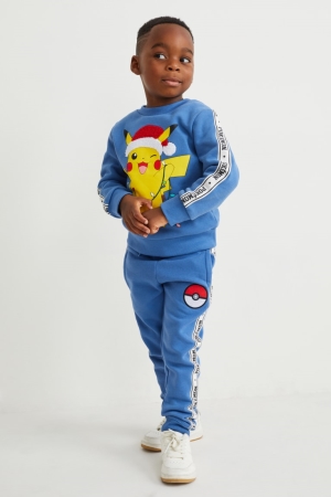 Blue C&A Pokémon Joggers Boys' Trousers | ZPXIB-5684