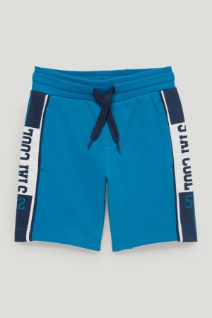 Blue C&A Sweat Bermuda Boys' Trousers | PZEQC-0196