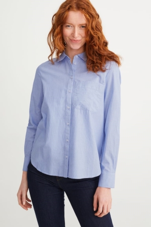 Blue C&A Women's Blouses | NFOPB-3945