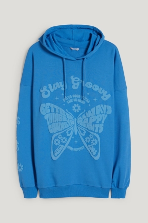 Blue C&A Women's Sweatshirts | TBKZQ-8327