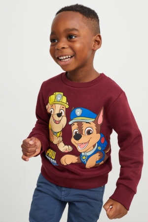 Bordeaux C&A Paw Patrol Girls' Sweatshirts | HWPTN-4728