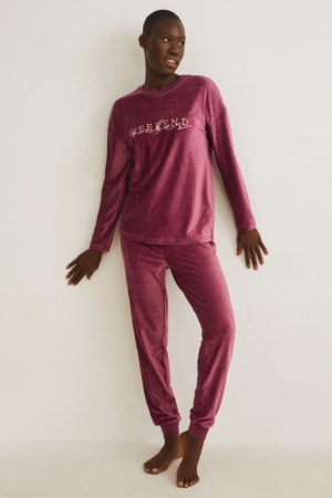 Bordeaux C&A Pyjamas Women's Nightwear | BTQFP-9275