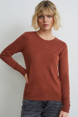 Brown C&A Women's Jumper | JPMEZ-1574