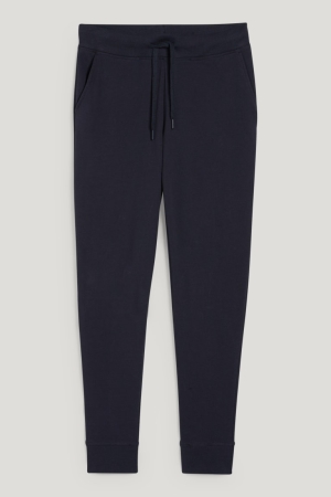 Dark Blue C&A Basic Joggers With Organic Cotton Women's Trousers | MTSVI-9674