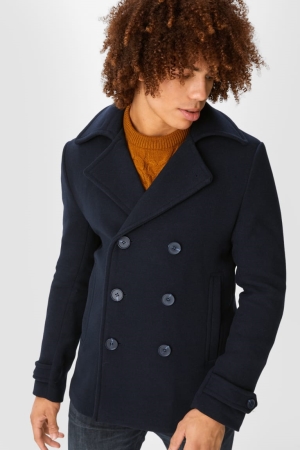 Dark Blue C&A Clockhouse Men's Jackets | NOAUF-8063