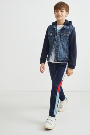 Dark Blue C&A Joggers Boys' Trousers | PGCZH-6804