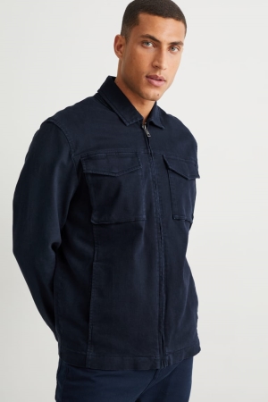 Dark Blue C&A Men's Jackets | BLQZF-1624