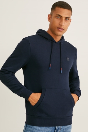 Dark Blue C&A Men's Sweatshirts | UIGVC-4153