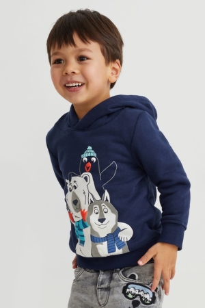 Dark Blue C&A Multipack Of 2 And Long Sleeve Girls' Hoodie | NPJBK-4089