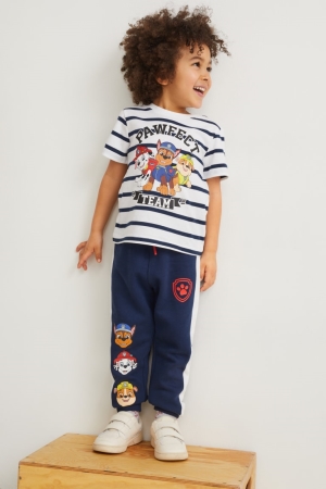 Dark Blue C&A Multipack Of 2 Paw Patrol Joggers Boys' Trousers | YFNRZ-5831