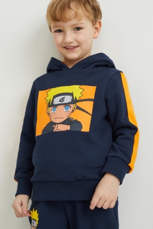 Dark Blue C&A Naruto Girls' Hoodie | QGKLW-8197