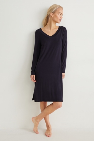 Dark Blue C&A Night Women's Nightwear | OKJXQ-5641