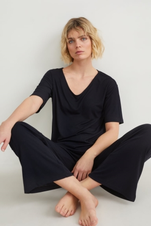 Dark Blue C&A Pyjamas Women's Nightwear | MVKBZ-3047