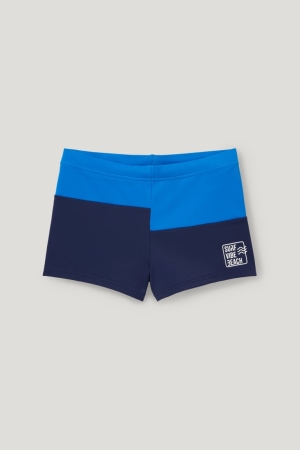 Dark Blue C&A Swim Lycra® Xtra Life™ Boys' Swimwear | TCEVN-7135