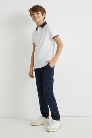 Dark Blue C&A Trousers Boys' Trousers | OQGNV-0329