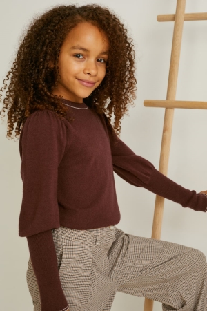 Dark Brown C&A Girls' Jumper | GTHIO-1365