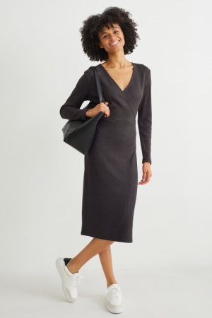 Dark Gray C&A Women's Dress | AZQLP-6785