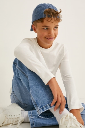 Denim Blue C&A Skater Boys' Trousers | KXFUR-2901