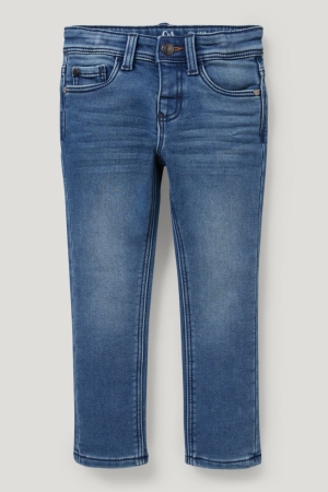 Denim Blue C&A Skinny Thermal Boys' Jeans | DVIGA-1549