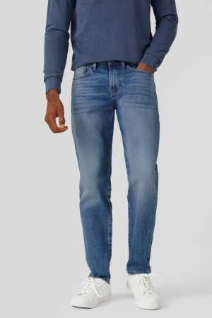 Denim Blue C&A Tapered Men's Jeans | OBQUZ-7950