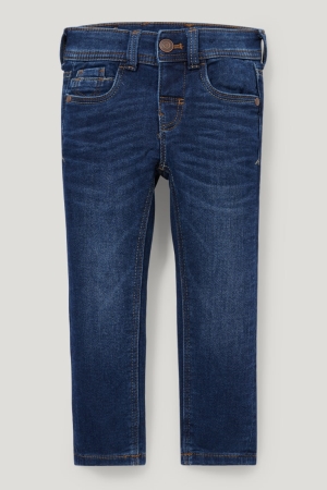 Denim Dark Blue C&A Skinny Jog Denim Organic Cotton Boys' Jeans | ARCUT-4295