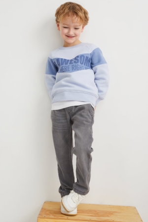 Denim Gray C&A Slim Boys' Jeans | DNZKV-0671