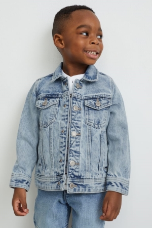 Denim Light Blue C&A Denim Girls' Jackets | MIAHP-5432