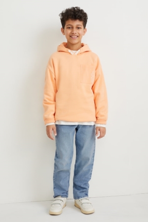 Denim Light Blue C&A Loose Fit Boys' Trousers | FZGVE-8571