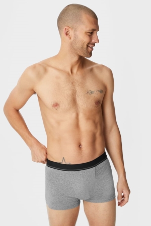 Gray C&A Multipack Of 5 Trunks Organic Cotton Lycra® Men's Underwear | GHZXN-9504