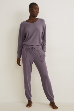 Gray C&A Pyjamas Women's Nightwear | TJFOD-9578