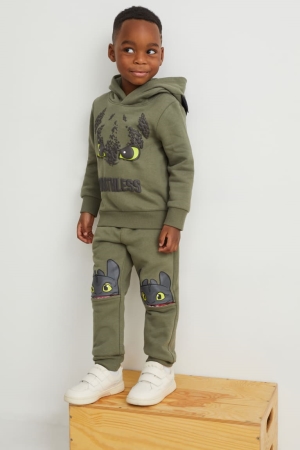 Green C&A How To Train Your Dragon Joggers Boys' Trousers | PKMUI-7851