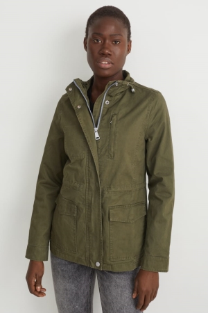 Green C&A Women's Jackets | DLMXW-0123