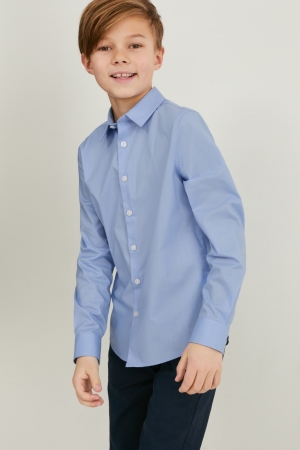 Light Blue C&A Boys' Shirts | XRVGN-8294