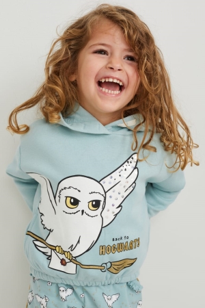 Light Blue C&A Harry Potter Girls' Hoodie | OPEHF-1597