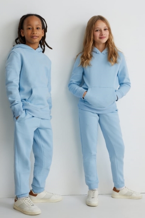 Light Blue C&A Joggers Genderneutral Girls' Trousers | XTOFH-4375