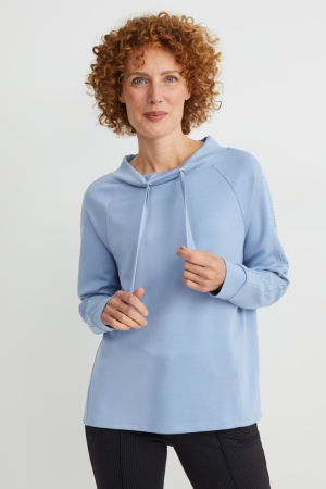 Light Blue C&A Women's Sweatshirts | KXBWN-5974