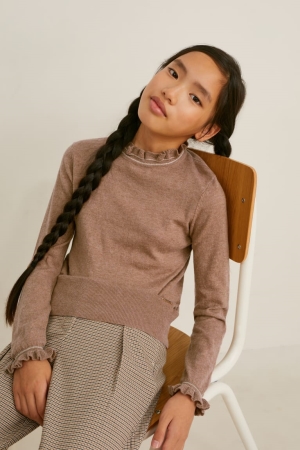 Light Brown C&A Girls' Jumper | ESQUJ-1703