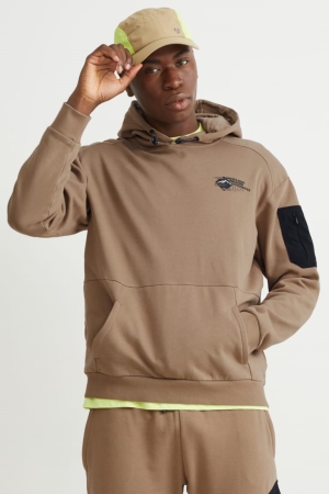 Light Brown C&A Men's Sweatshirts | TYNWD-2893